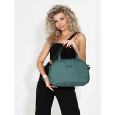 Сумка спортивная Capline, 10 л, 13х22х36 см, ручная кладь, изумрудный