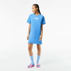 Платье LACOSTE Осень-зима 2024, размер T42, синий