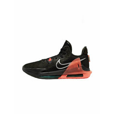 Кроссовки NIKE LeBron Witness 6, размер 7.5, черный/оранжевый