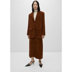 Пиджак MANGO, размер S, коричневый