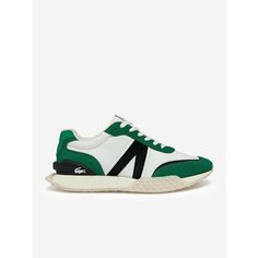 Кроссовки LACOSTE, размер 8, зеленый/белый