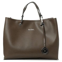 Сумка тоут Pierre Cardin, серо-коричневый