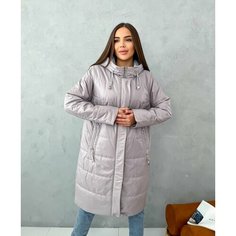 Куртка , размер 54(54-56), кремовый Нет бренда