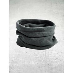 Шарф для мужчин и женщин,28х24 см, универсальный, серый Fedor Accessories