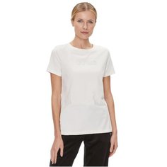 Футболка GUESS Briana SS T-shirt, размер S, кремовый/белый
