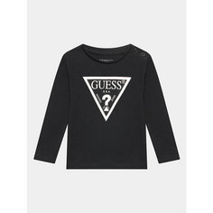 Лонгслив GUESS, размер 6X/7, черный