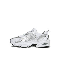 Кроссовки New Balance 530, полнота D, размер 40 EU/7 US, White with silver metallic and shadow grey