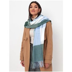 Палантин Cashmere для женщин,180х70 см, синий/голубой/зеленый