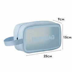 Косметичка 10х15х26 см, , голубой Washbag