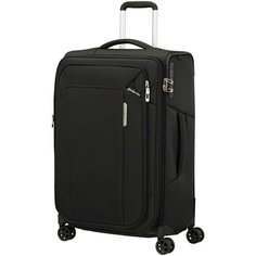 Чемодан-самокат Samsonite, 92 л, размер M, черный