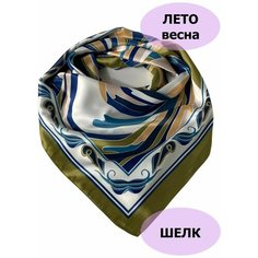Платок Florento для женщин,90х90 см, хаки