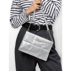 Сумка кросс-боди DAVID JONES, серебристый