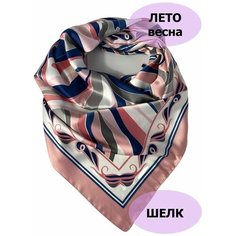 Платок Florento для женщин,90х90 см, коралловый