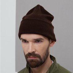 Шапка бини Check Ya Head 1545 для мужчин и женщин, размер OneSize, темно-коричневый