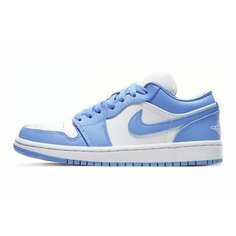 Кроссовки NIKE, размер 5.5US, голубой, синий, белый