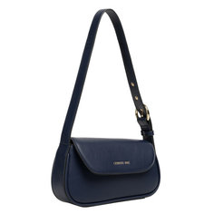 Сумка багет Cerruti 1881, фактура матовая, blue