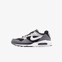 Кроссовки NIKE Air Max, полнота B (US)/ на среднюю стопу, размер 42EU/26.5CM, черный/серый