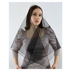 Платок МИР ШЛЯП для женщин, черный