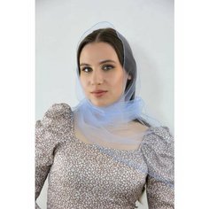 Платок МИР ШЛЯП для женщин, голубой
