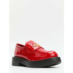 Лоферы LOVE MOSCHINO, размер 37, алый