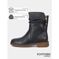 Полусапоги Schtosen, размер 40, черный