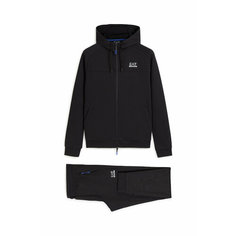 Костюм спортивный EA7 EMPORIO ARMANI, размер S, черный