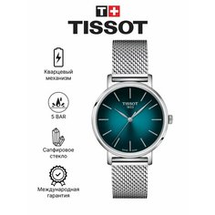 Наручные часы TISSOT, серый, зеленый