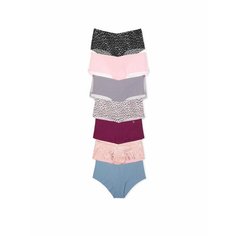 Трусы Victorias Secret, комплект из 7 шт., размер M, мультиколор
