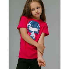 Футболка Ohana market, размер 98, малиновый