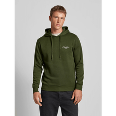 Худи Jack & Jones, размер S, , темно-зеленый