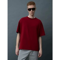 Футболка Ticle, размер 46, бордовый/темно-бордовый