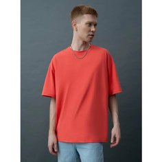 Футболка Ticle, размер 52, коралловый