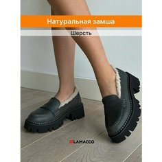 Лоферы LAMACCO Бестселлер, размер 40, черный, серый