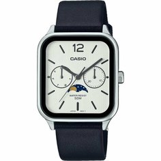 Наручные часы CASIO, черный, серебряный, белый