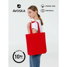 Сумка шоппер molti, фактура плетеная, красная