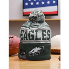 Шапка NEW ERA EAGLES для мужчин и женщин, размер 55-60, зелeный