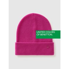 Шапка бини UNITED COLORS OF BENETTON для девочек, размер 52-54, фиолетовый