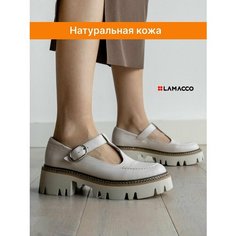 Туфли Мэри Джейн LAMACCO Бестселлер, размер 39, коричневый, бежевый