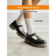 Туфли Мэри Джейн LAMACCO Бестселлер, размер 37, черный, серый