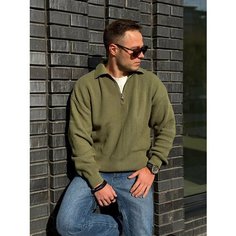 Свитер BRANKI, размер 44-50, , зеленый, хаки