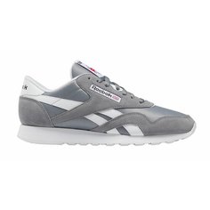 Кроссовки Reebok Classic Nylon, полнота F, размер 9 US, серый/белый/белый