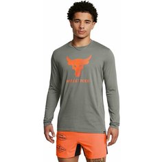 Лонгслив спортивный Under Armour UA PJT ROCK BRAHMA BULL LS, размер XS, , серый