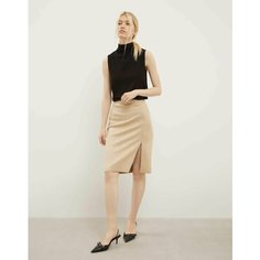 Юбка Gloria Jeans, размер XS (38-40), бежевый