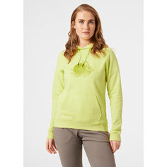 Толстовка спортивная Helly Hansen F2F Organic Cotton, размер XS, , желто-зеленый