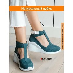 Босоножки LAMACCO Бестселлер, размер 36, синий, белый