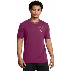 Футболка спортивная Under Armour UA PJT RCK 7 SS, размер M, фиолетовый