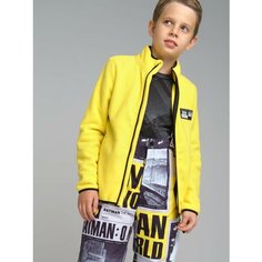 Толстовка playToday, размер 134, желтый