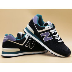 Кроссовки New Balance 574 Classic, полнота D, размер 9 US / 42.5 EUR, фиолетовый, черный