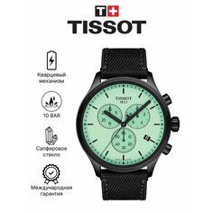 Наручные часы TISSOT, черный/зеленый