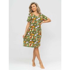 Халат LOVETEX.STORE, размер 48, зеленый, зеленый